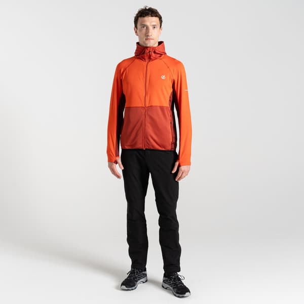 Dare 2B Assimlilate II Core Stretch Midlayer för män L Cinnamon/Sy Cinnamon/Syrah Red L
