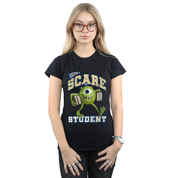 Disney Dam/Kvinnor Monsters University Scare Student Bomull T-shirt Black M