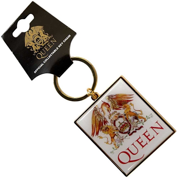 Queen Classic Crest Nyckelring One Size Vit/Röd White/Red One Size