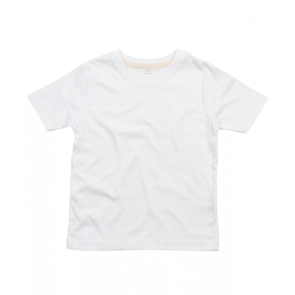 Babybugz Supersoft T-shirt för barn/barn 8-9 år Vit/Natur White/Natural 8-9 Years