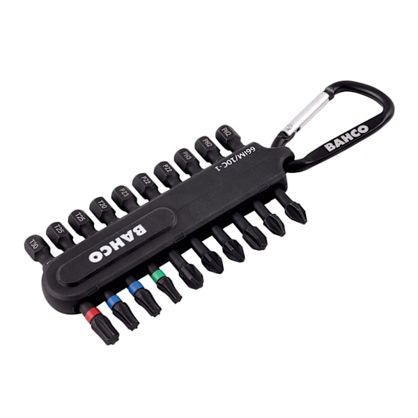 Bahco 66im/10c-1 Kraftigt Torsionsbitsset, 10 Delar En Storlek Multi Colour One Size