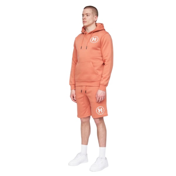 Henleys Metafone Hoodie för män L Tegelröd Brick Red L