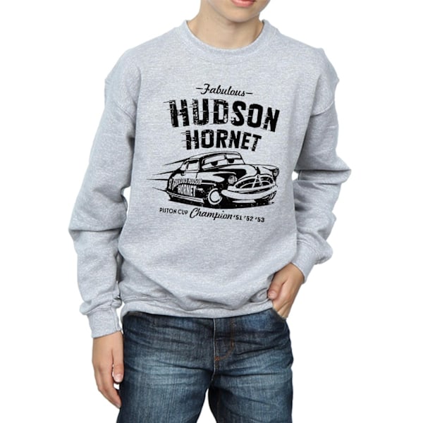 Disney Boys Cars Hudson Hornet Sweatshirt 7-8 år Sports Grey Sports Grey 7-8 Years