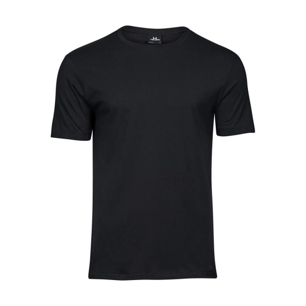 Tee Jays Herr lyxig bomull T-shirt L Svart Black L