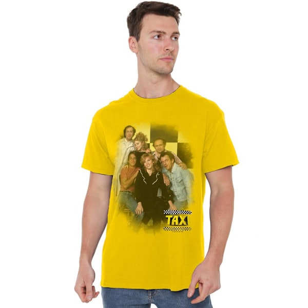 TAXI Herr Sunshine Cab T-Shirt M Gul Yellow M