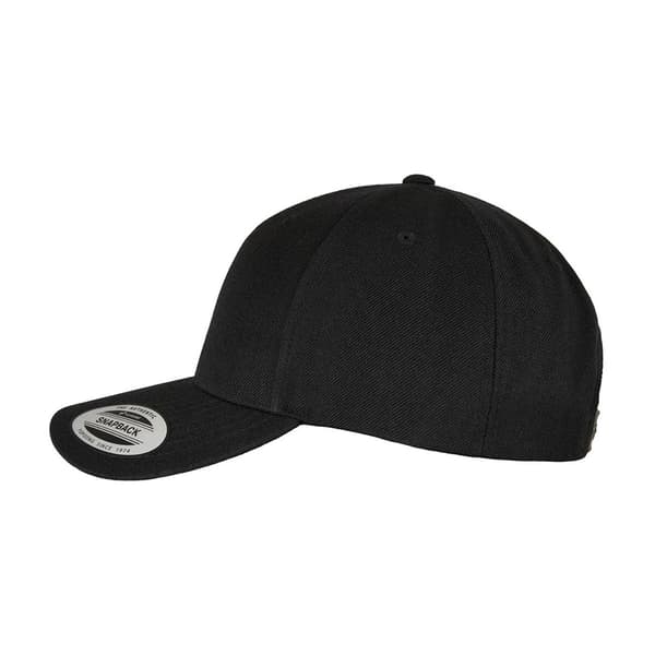 Flexfit Unisex Vuxen Logotyp 5 Panel Snapback Keps En Storlek Svart Black One Size