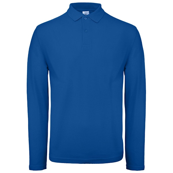B&C Collection Herr Långärmad Polotröja 4XL Royal Blue Royal Blue 4XL