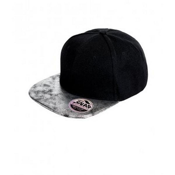 Result Bronx Glitter Snapback Cap för män, One Size, Svart/Silver Black/Silver One Size