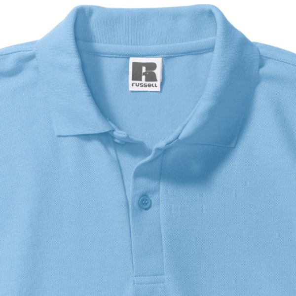 Russell Herr Classic Kortärmad Polycotton Pikétröja M Sky B Sky Blue M