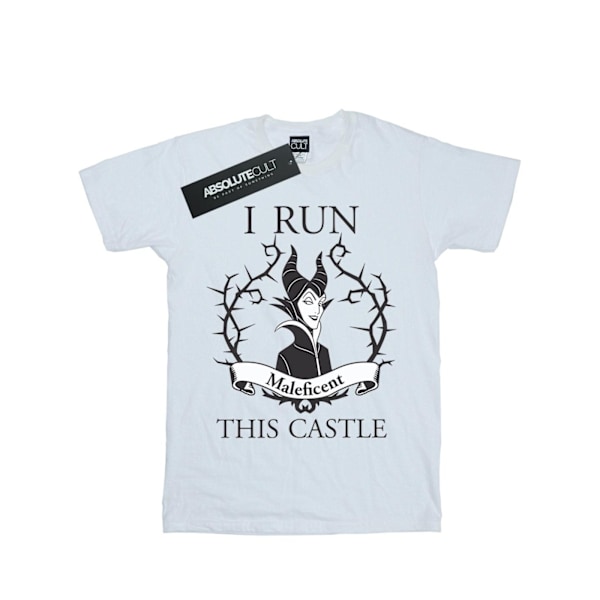 Maleficent Dam/Kvinnor Jag Kör Detta Slott Pojkvän T-Shirt M White M