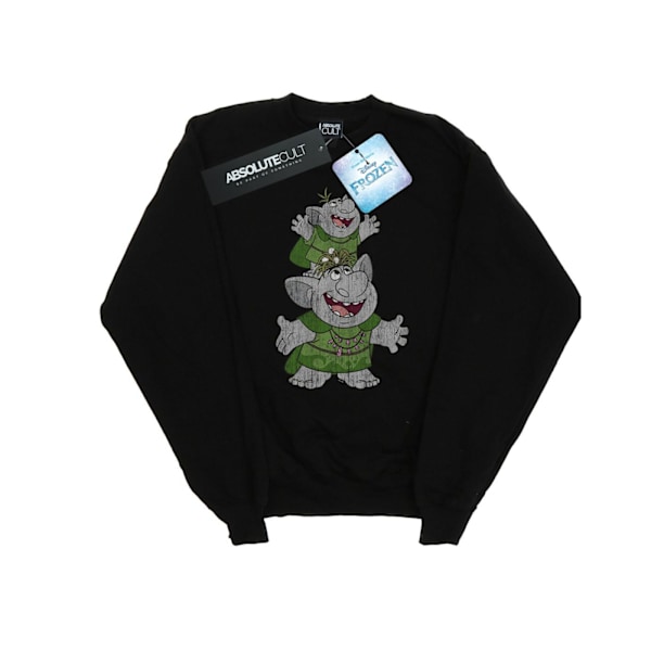 Disney Herr Frozen Handstacking Trolls Sweatshirt 4XL Svart Black 4XL