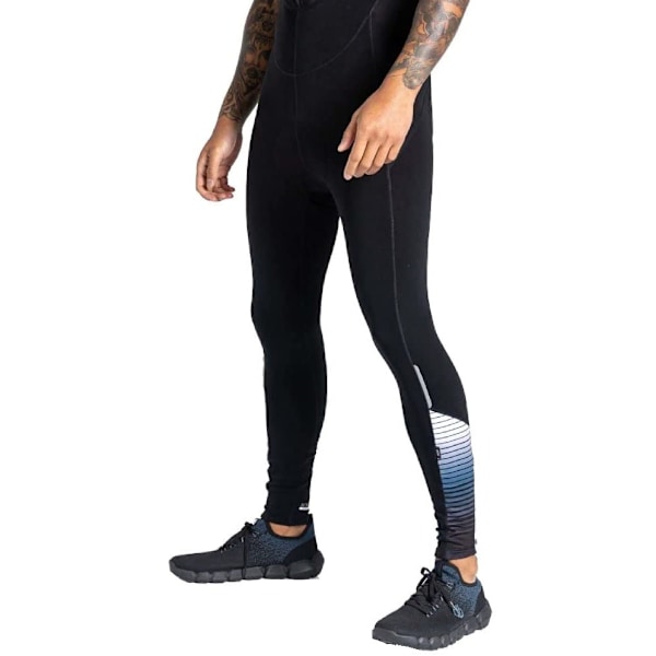 Dare 2B Virtuous AEP cykelbyxor med hängslen för män, M, svart Black M