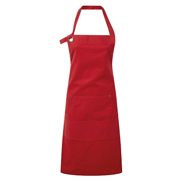 Premier Calibre Heavy Canvas Fickförkläde En Storlek Röd Red One Size