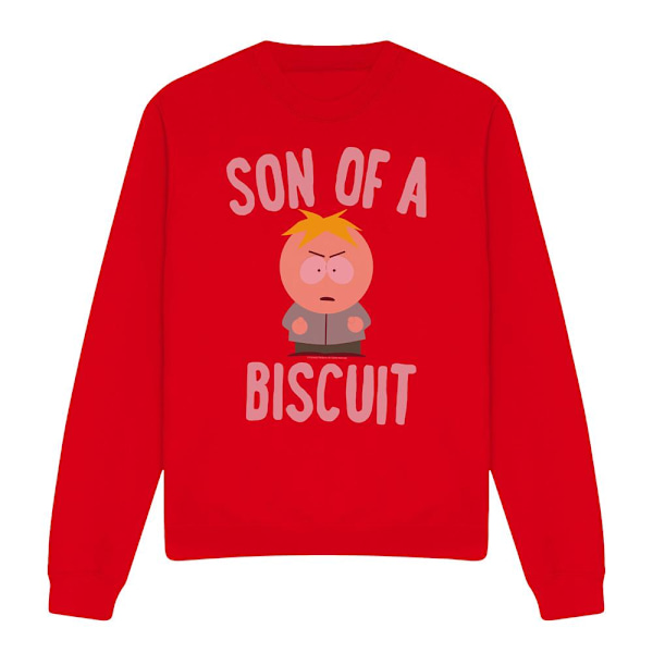 South Park Unisex Vuxen Butters Biscuit Sweatshirt L Röd Red L
