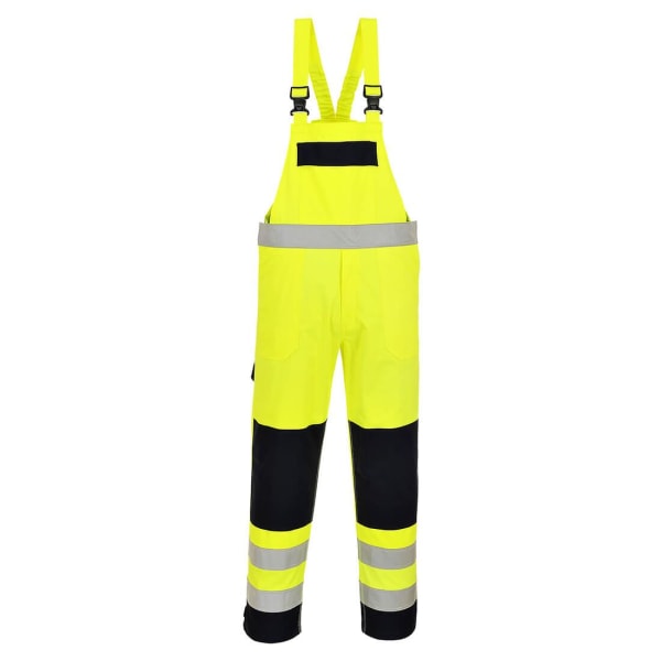Portwest Herr Hi-Vis Multi-Norm Bib And Brace Trouser S R Yello Yellow/Navy S R