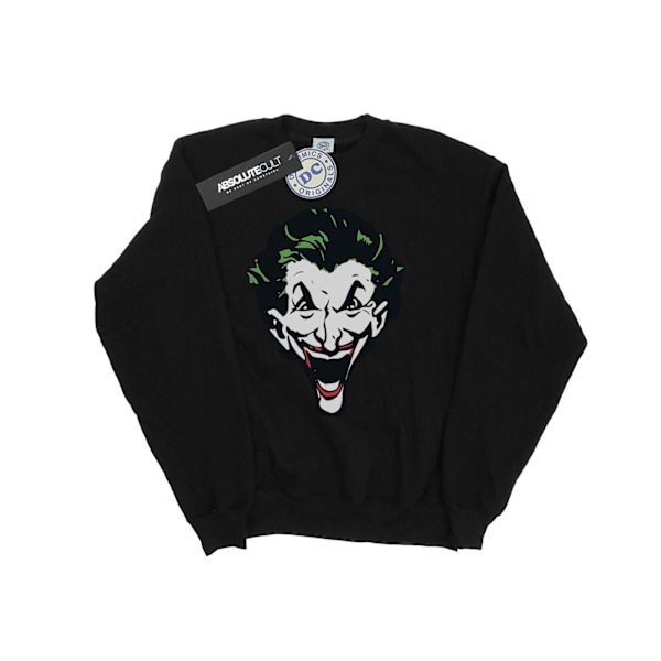 DC Comics Pojkar The Joker Stor Ansikte Sweatshirt 7-8 År Svart Black 7-8 Years