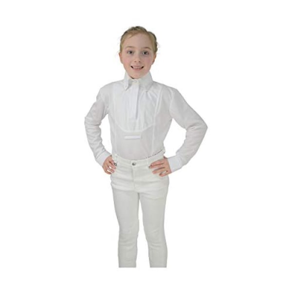HyFASHION barn/barn Dedham långärmad tie Show Shirt XS White XS