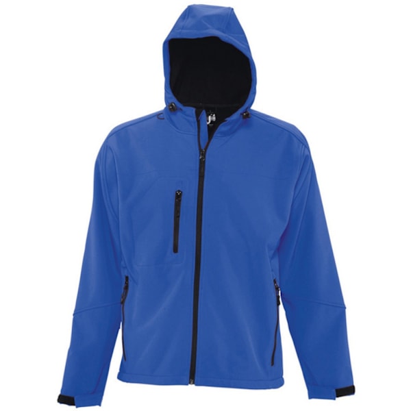 SOLS Replay Herr Huvtröja Soft Shell Jacka (Andningsbar, Vindtät Och Vattenavvisande) Royal Blue S