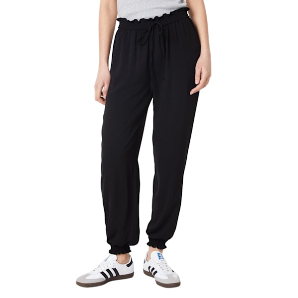 Dorothy Perkins Dam/Damer Texturerad Joggingbyxor 18 UK Bl Black 18 UK