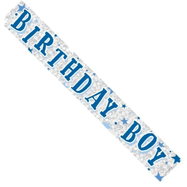 Apac Födelsedagspojke Banner One Size Silver/Blå Silver/Blue One Size