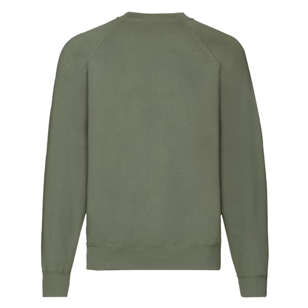 Fruit Of The Loom Classic 80/20 Raglan Sweatshirt L Classi Classic Olive L