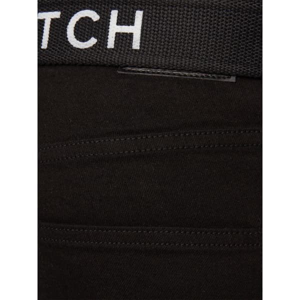 Crosshatch Herr Princed Jeans 40S Enfärgad Svart Solid Black 40S
