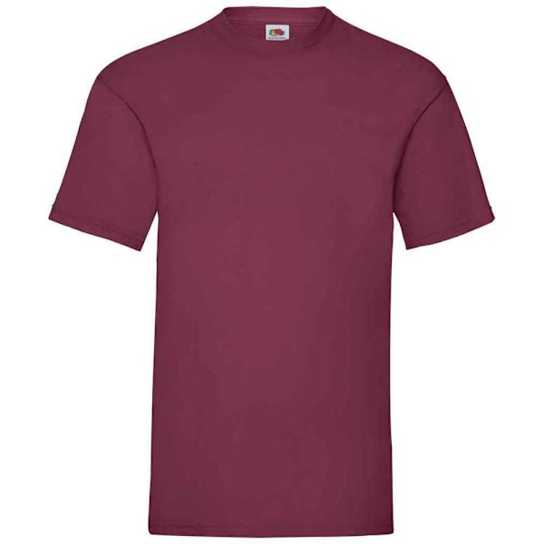 Fruit of the Loom Valueweight T-shirt för män, M, Bourgogne Burgundy M