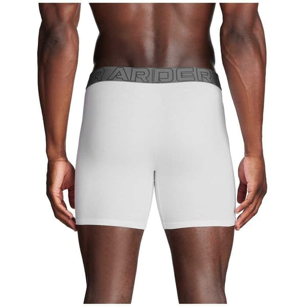 Under Armour Performance Boxertrosor för män (3-pack) S Vit White S