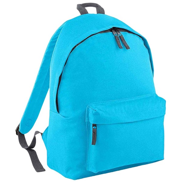 Bagbase Original Plain Backpack One Size Surf Blue/Graphite Grå Surf Blue/Graphite Grey One Size