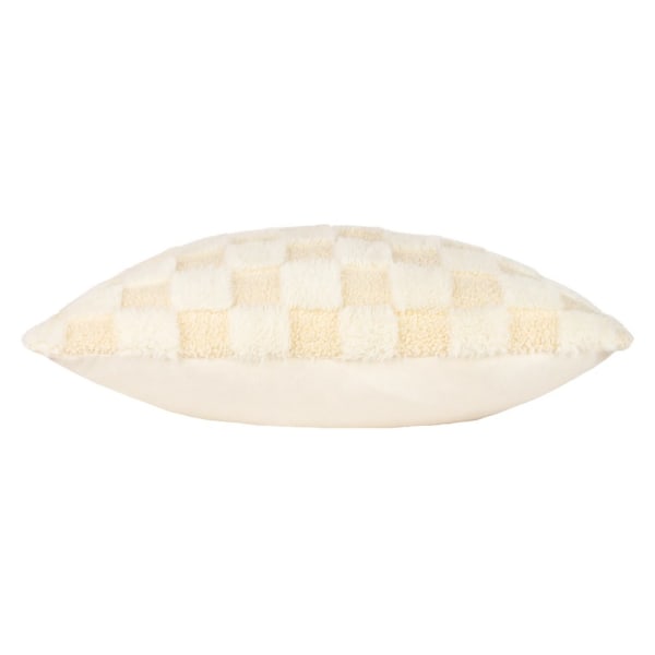 Heya Home Check It Fleece Kuddfodral 45cm x 45cm Dreamy Cream Dreamy Cream 45cm x 45cm