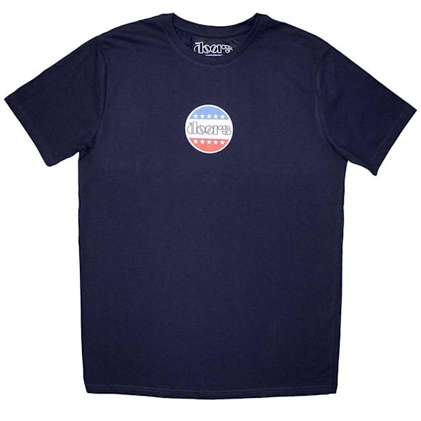 The Doors Unisex Adult Mini Stars Logo T-Shirt XL Marinblå Navy Blue XL