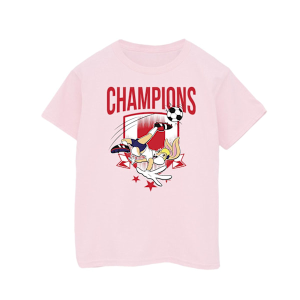 Looney Tunes Girls Lola Football Champions Bomull T-shirt 7-8 år Baby Pink 7-8 Years