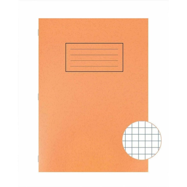 Silvine A4-anteckningsblock (pack med 10) One Size Orange Orange One Size