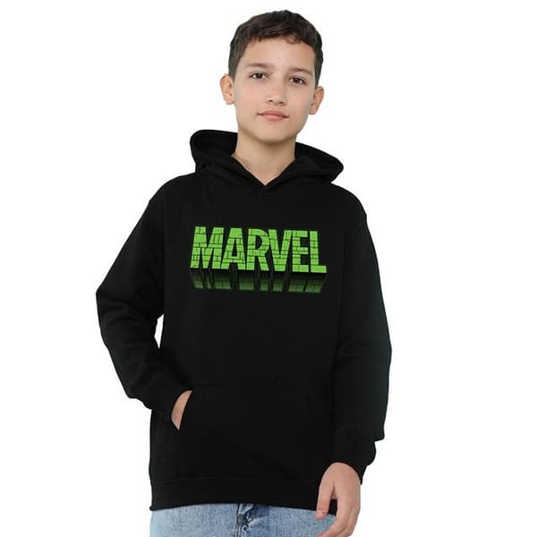 Marvel Barn/Barn Hulking Brick Tröja med huva 7-8 år Navy 7-8 Years