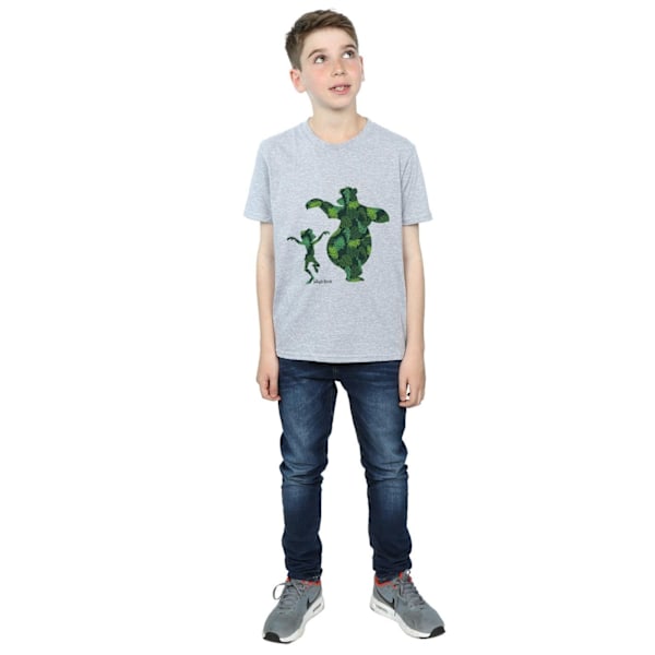Jungle Book Boys Mowgli And Baloo Dance T-Shirt 12-13 År Spo Sports Grey 12-13 Years