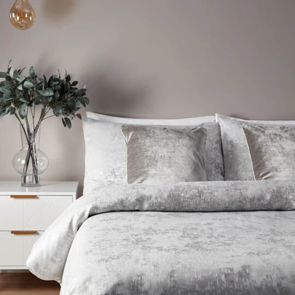 Paoletti Symphony Påslakan Set Dubbelsäng Silver Silver Double