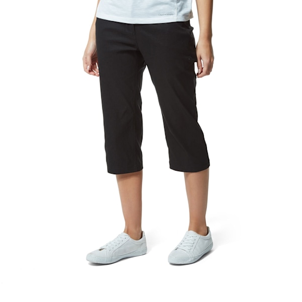 Craghoppers Womens/Ladies Kiwi Pro II Cropped Trousers 8 UK Bla Black 8 UK