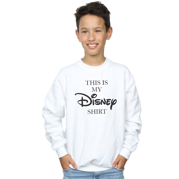 Disney Boys My T-shirt Sweatshirt 7-8 år Vit White 7-8 Years