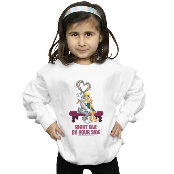 Looney Tunes Girls Bugs Och Lola Valentine´s Cuddle Sweatshirt White 12-13 Years