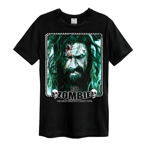 Amplified Unisex Adult Hellbilly Rob Zombie T-Shirt S Svart Black S