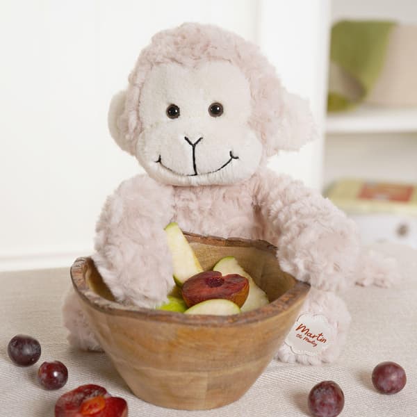 Martin The Plush Sitting Light Brown Monkey 22 Cm One Size Ligh Light brown One Size