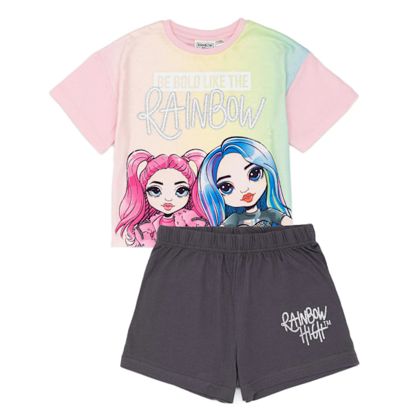 Rainbow High Girls Be Bold Short Pyjama Set 4-5 År Multifärgad Multicoloured 4-5 Years