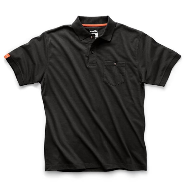 Scruffs Herr Polotröja XS Svart Black XS