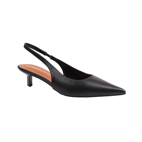 Var är det ifrån Dam/Dam Nya Spetsiga PU Sling Back Kitte Black 8 UK