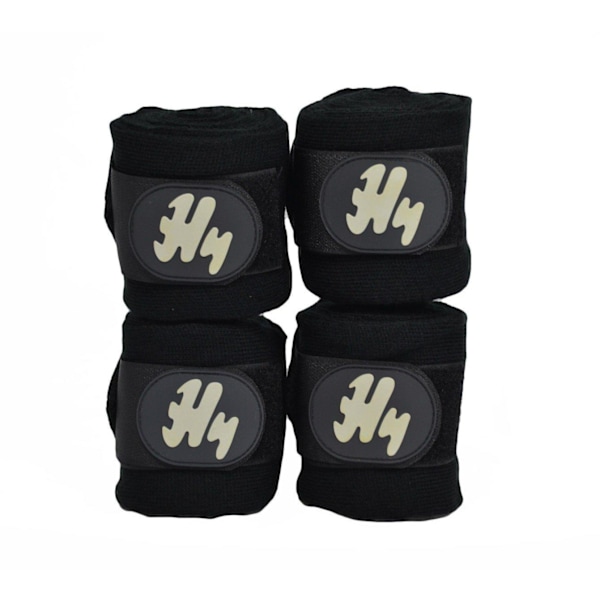 Hy Stable Bandage (Set om 4) 3m x 10cm Svart Black 3m x 10cm