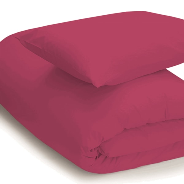 Belledorm Easycare Percale Påslakan Enkelsäng Fuchsia Fuchsia Single