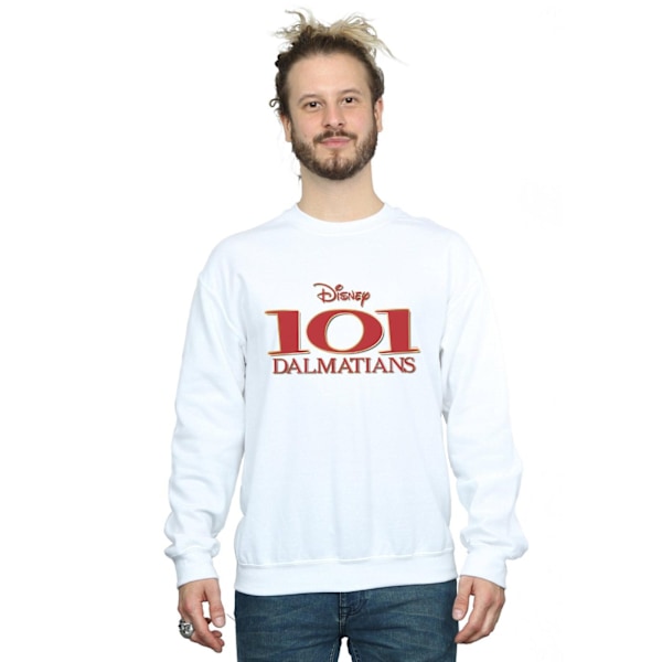 Disney Herr 101 Dalmatiner Logo Sweatshirt XL Vit White XL