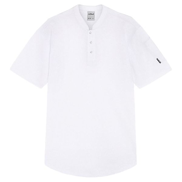 Le Chef Unisex Pique Kockrock XS Vit White XS