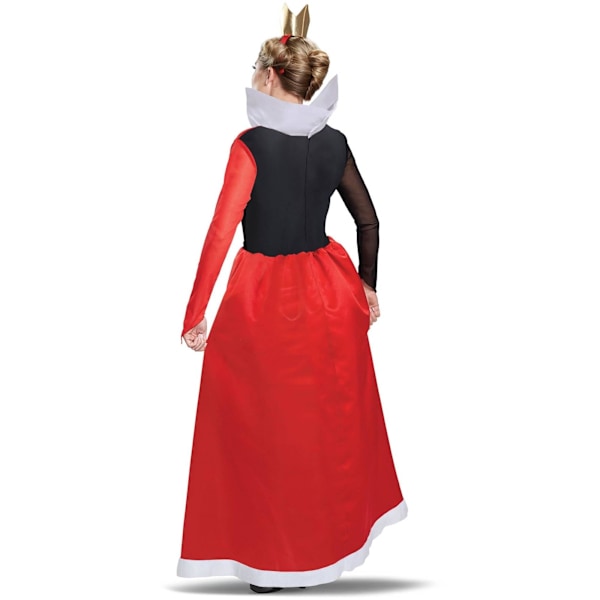 Alice i Underlandet Dam/Kvinnor Klassisk Hjärter Dam Kostym Red/Black/Yellow S