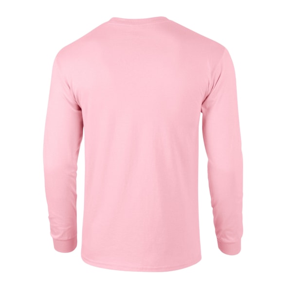 Gildan Unisex Adult Ultra Plain Cotton Long-Sleeved T-Shirt L L Light Pink L